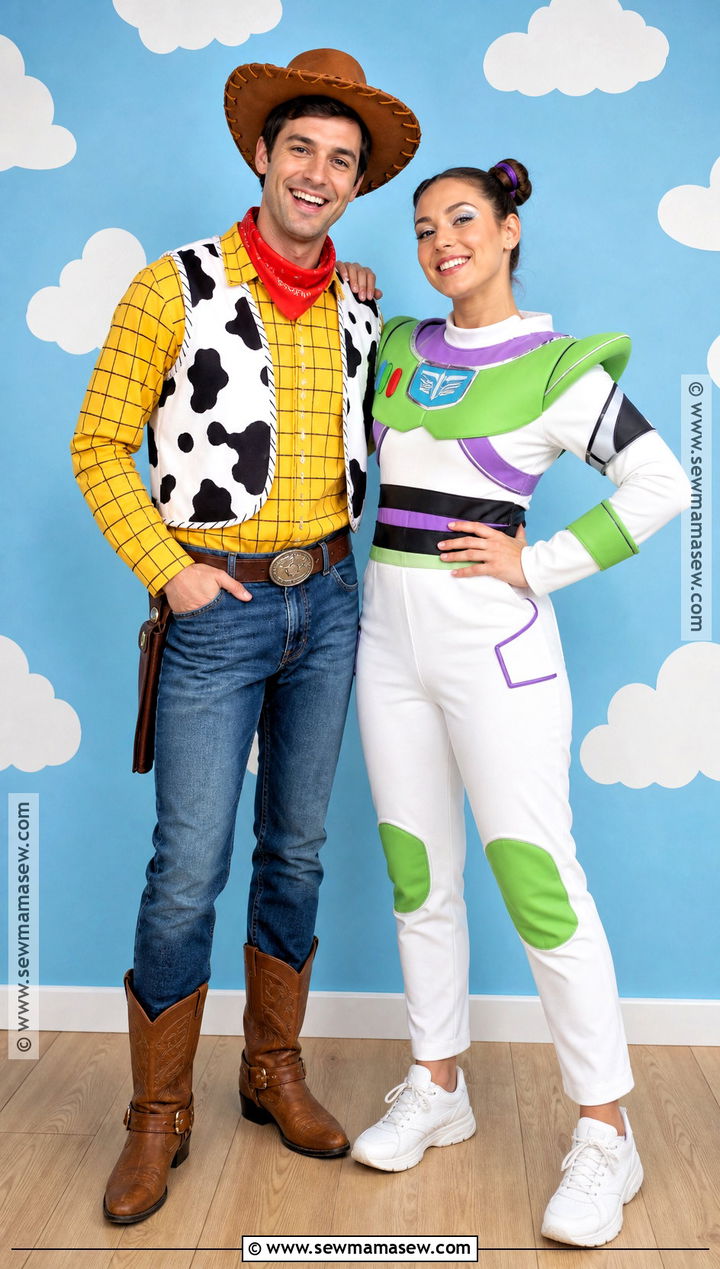 Woody And Buzz Friend Costume - 30 friend costume ideas two