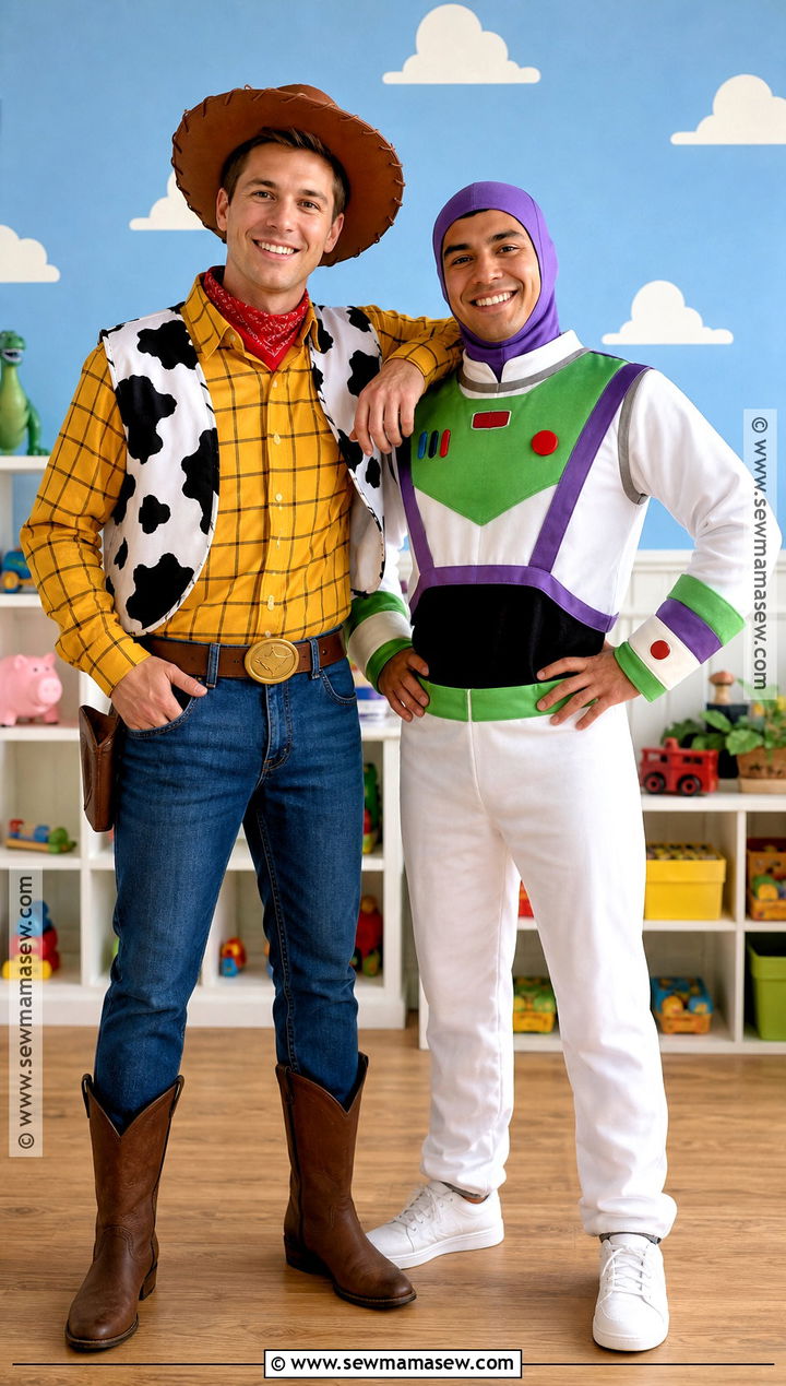 Woody And Buzz Friend Duo Costume - 30 friend duo halloween costumes