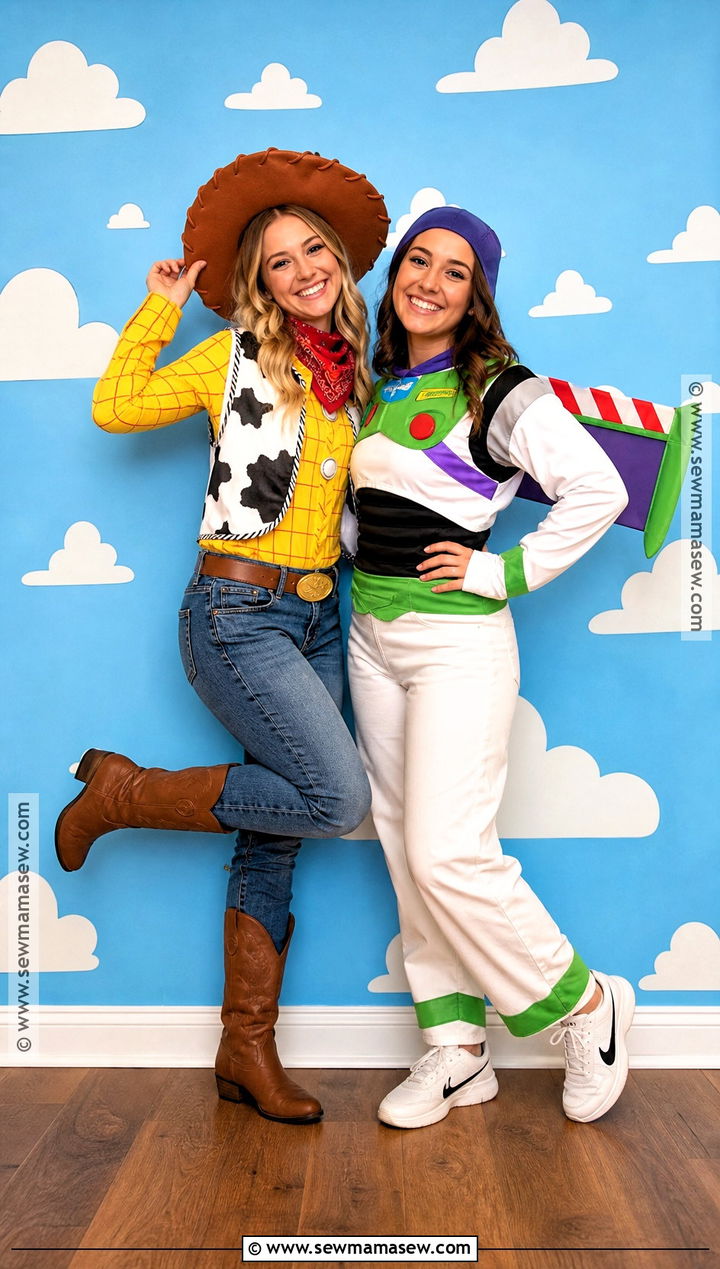 Woody And Buzz Lightyear Best Friend Costume - 30 best friends costumes