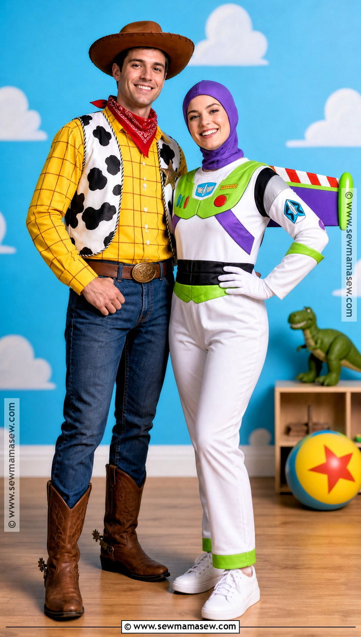 Woody And Buzz Lightyear Duo Costume - 40 costume halloween duo ideas