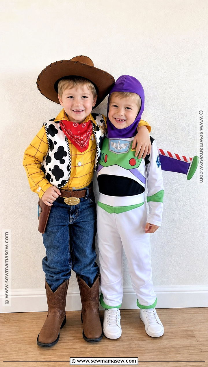 Woody And Buzz Lightyear Twins Costume - 30 twins costume ideas