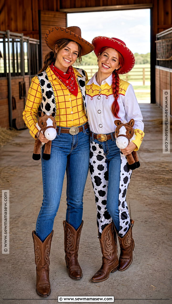 Woody And Jessie Best Friend Costume - 40 matching costumes for best friends