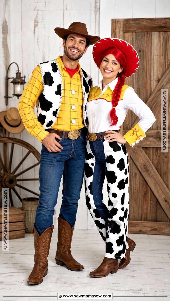 Woody And Jessie Costume - 40 halloween costumes for two