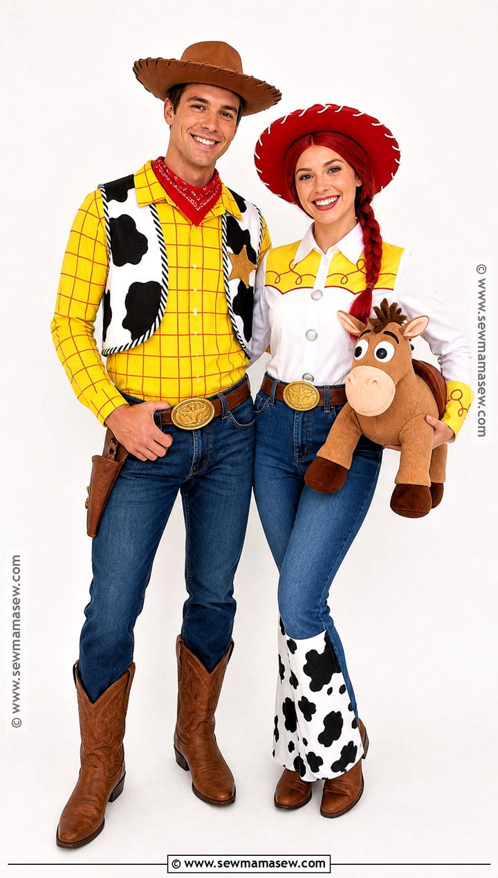Woody And Jessie Couple Costume - 35 matching couple costumes