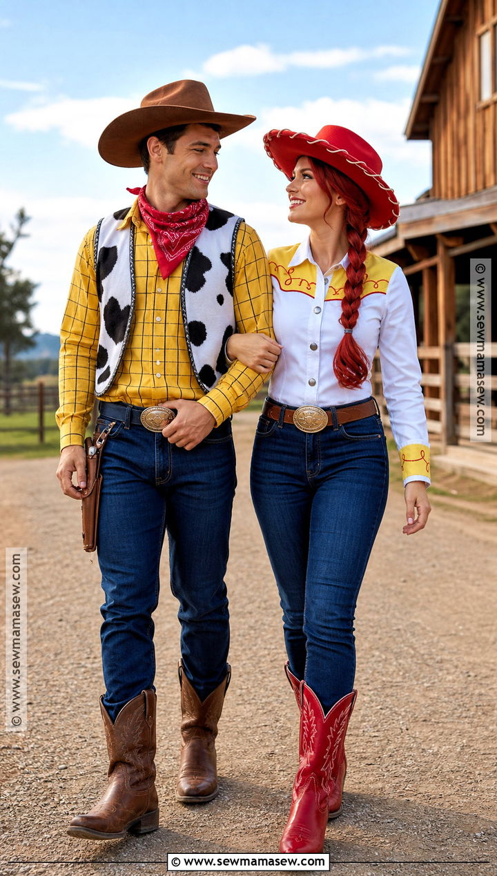Woody And Jessie Couple Costume - 45 halloween costumes for couples
