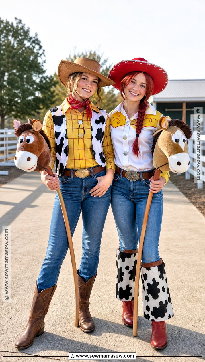 Woody And Jessie Duo Costume - 35 duo halloween costumes cute