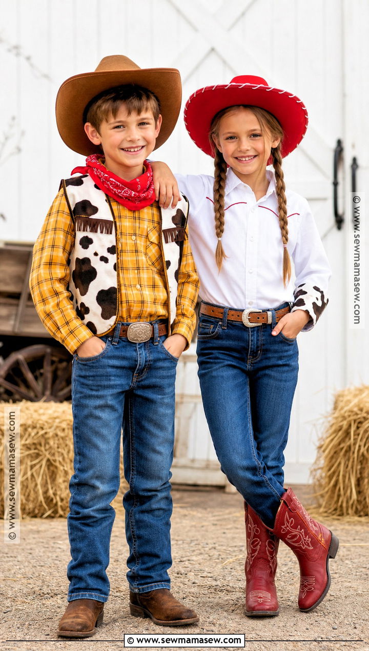 Woody And Jessie Sibling Costume - 30 sibling halloween costumes boy and for girls