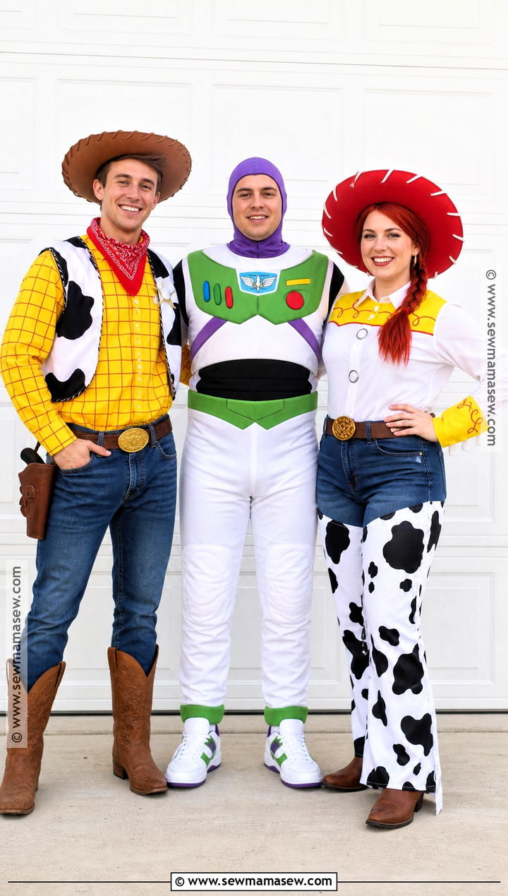 Woody Buzz And Jessie Costume - 35 3 People Costume Ideas