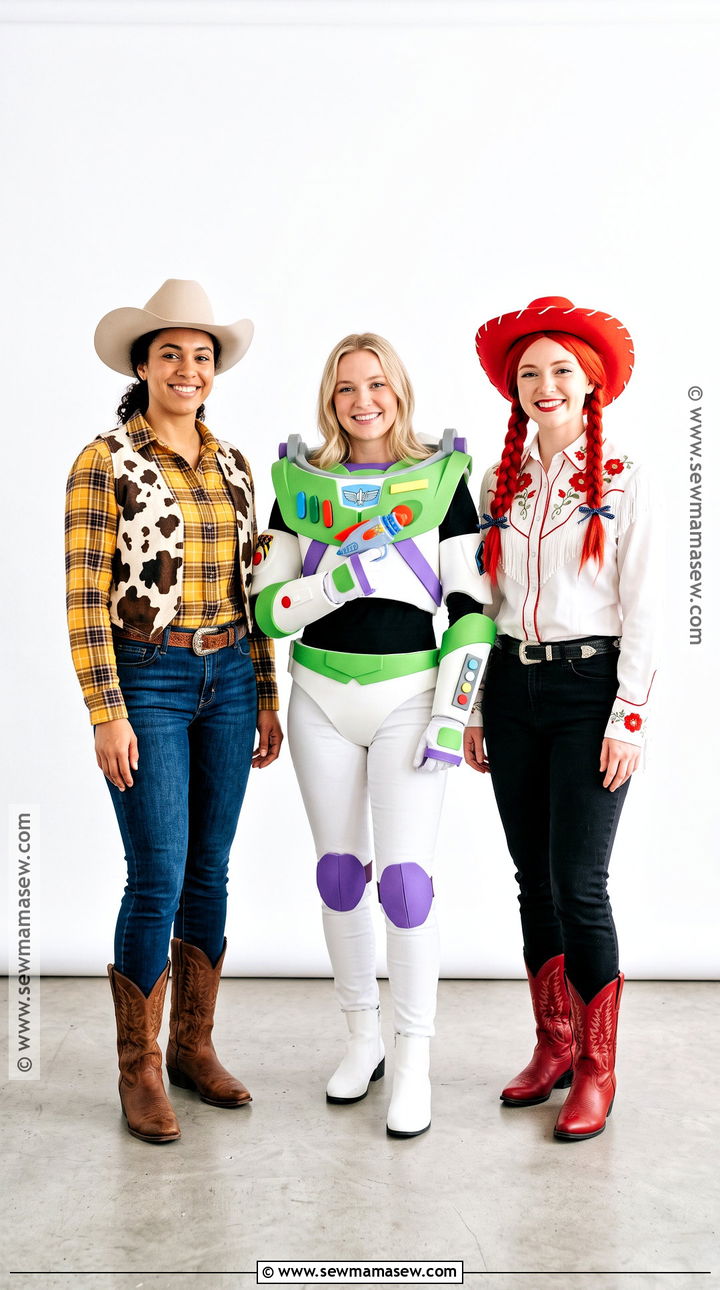 Woody Buzz And Jessie Costume - 30 3 people costumes
