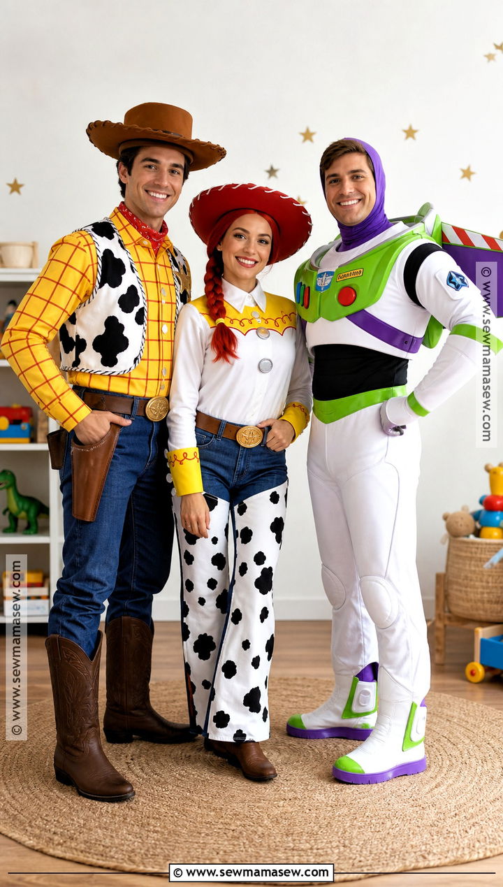 Woody Buzz And Jessie Costumes - 30 triplet halloween costumes