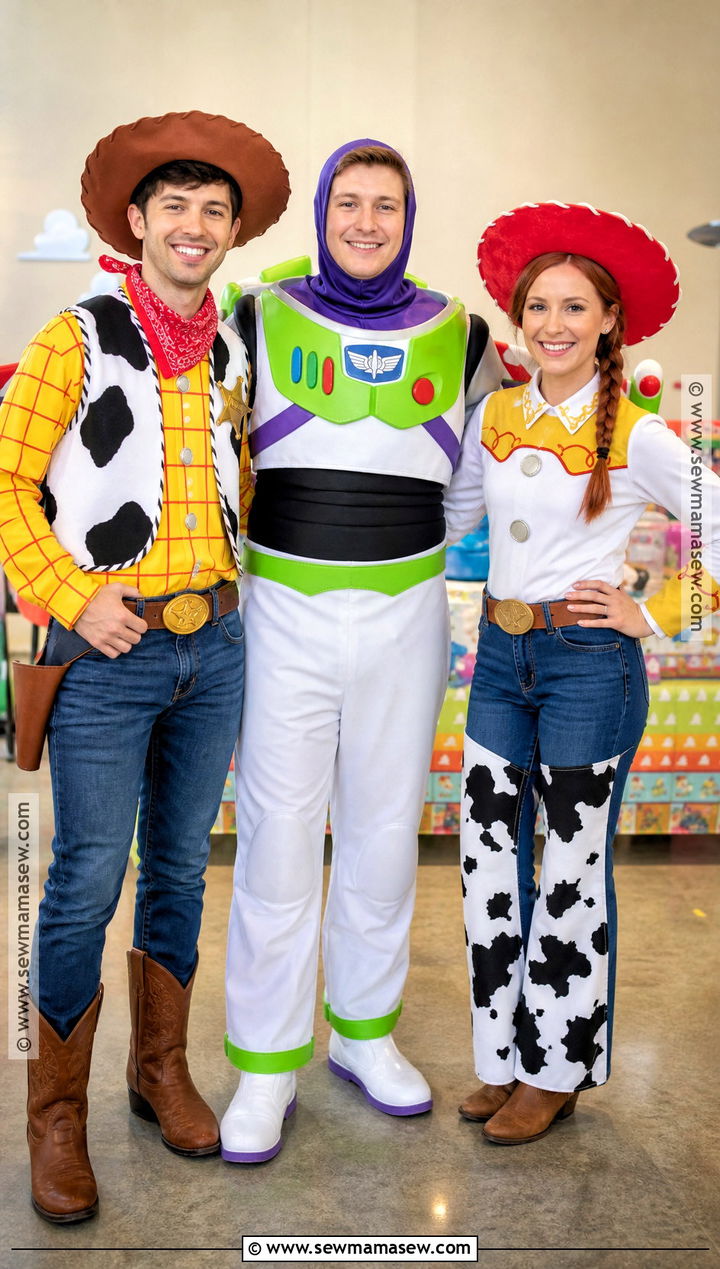 Woody Buzz And Jessie Group Costume - 35 woody toy story costume ideas