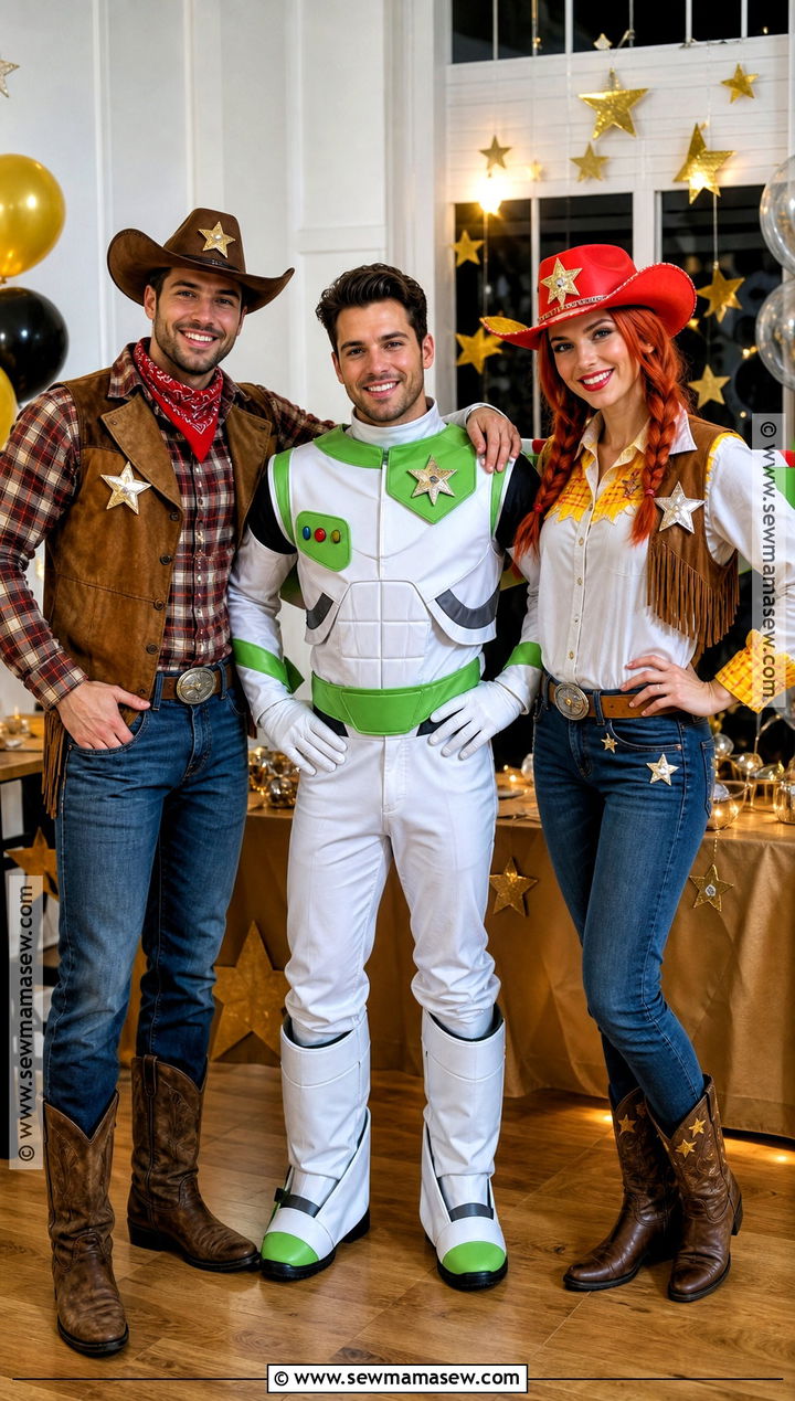 Woody Buzz And Jessie Trio Costume - 35 Trio Costumes Halloween