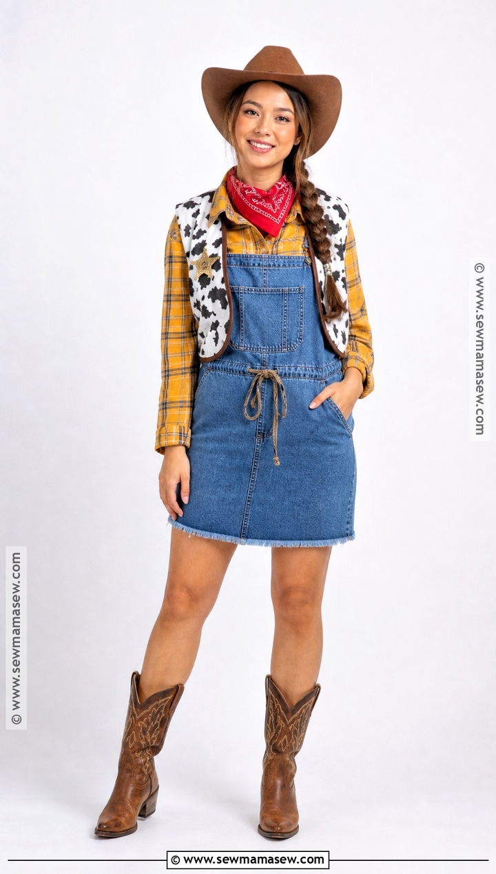 Woody Costume With Overall Dress - 30 woody costume women's ideas