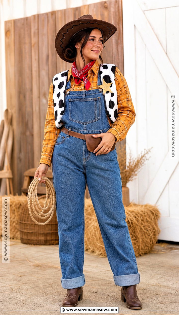Woody Costume With Overalls - 40 woody costume ideas