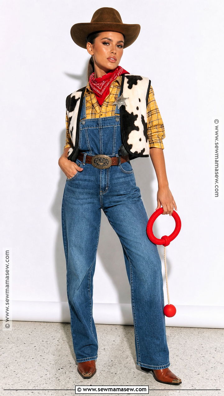 Woody Costume With Western Jumpsuit - 30 woody costume women's ideas