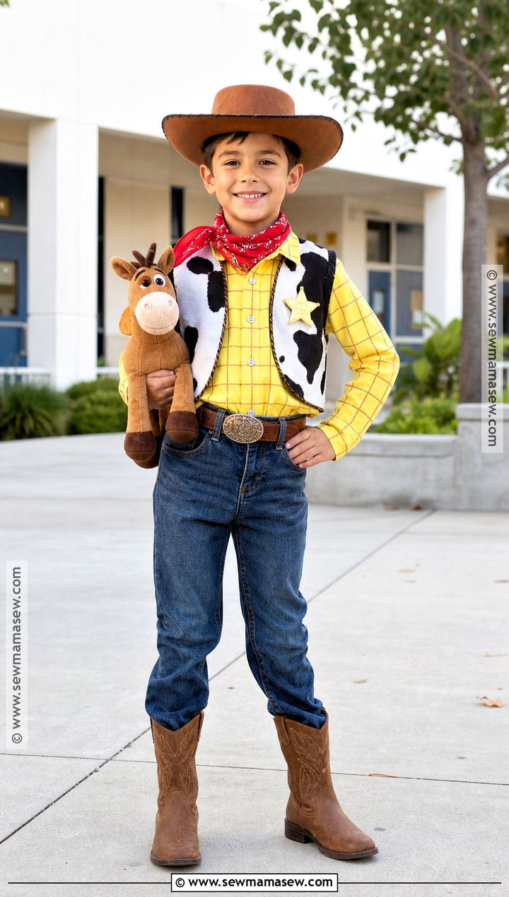 Woody Costume - 30 character dress up day ideas