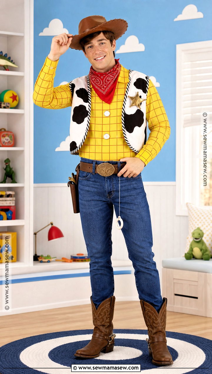 Woody Cowboy Costume - 35 toy story costume ideas