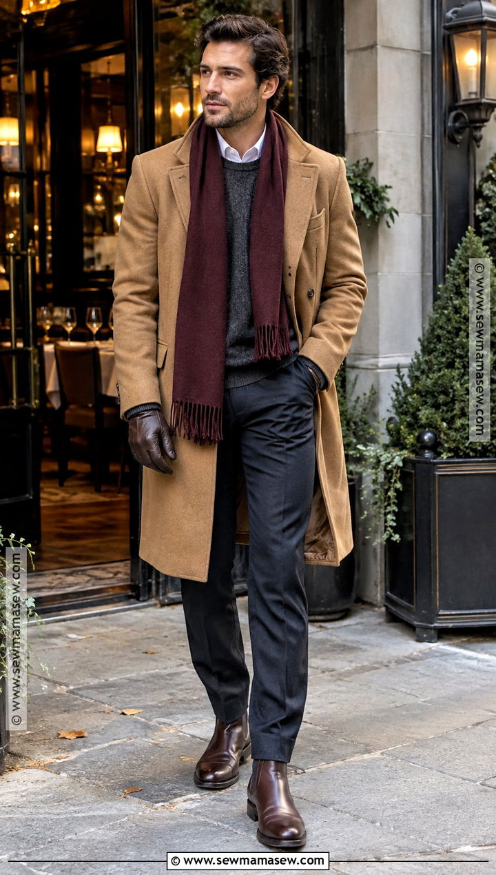 Wool Coat Thanksgiving Outfit - 20 Mens Thanksgiving Outfit Ideas