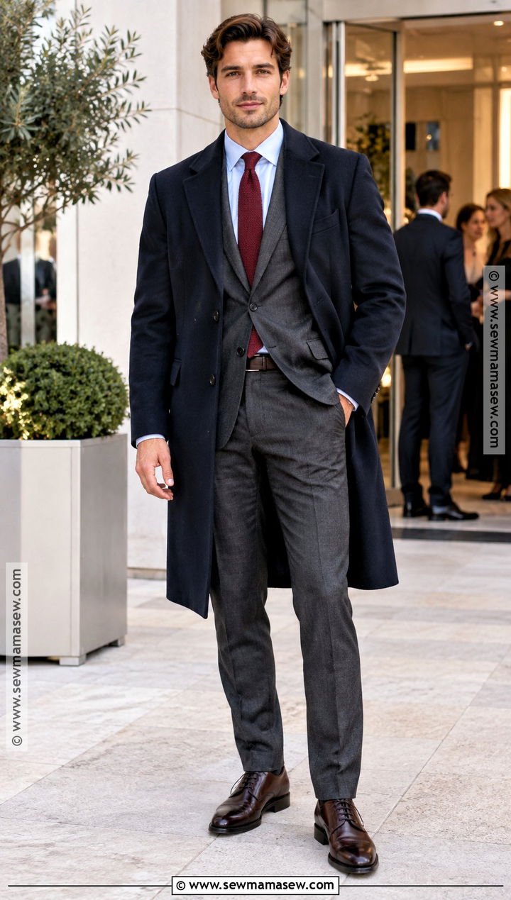 Wool Suit Fall Outfit - 20 Fall Mens Fashion Ideas