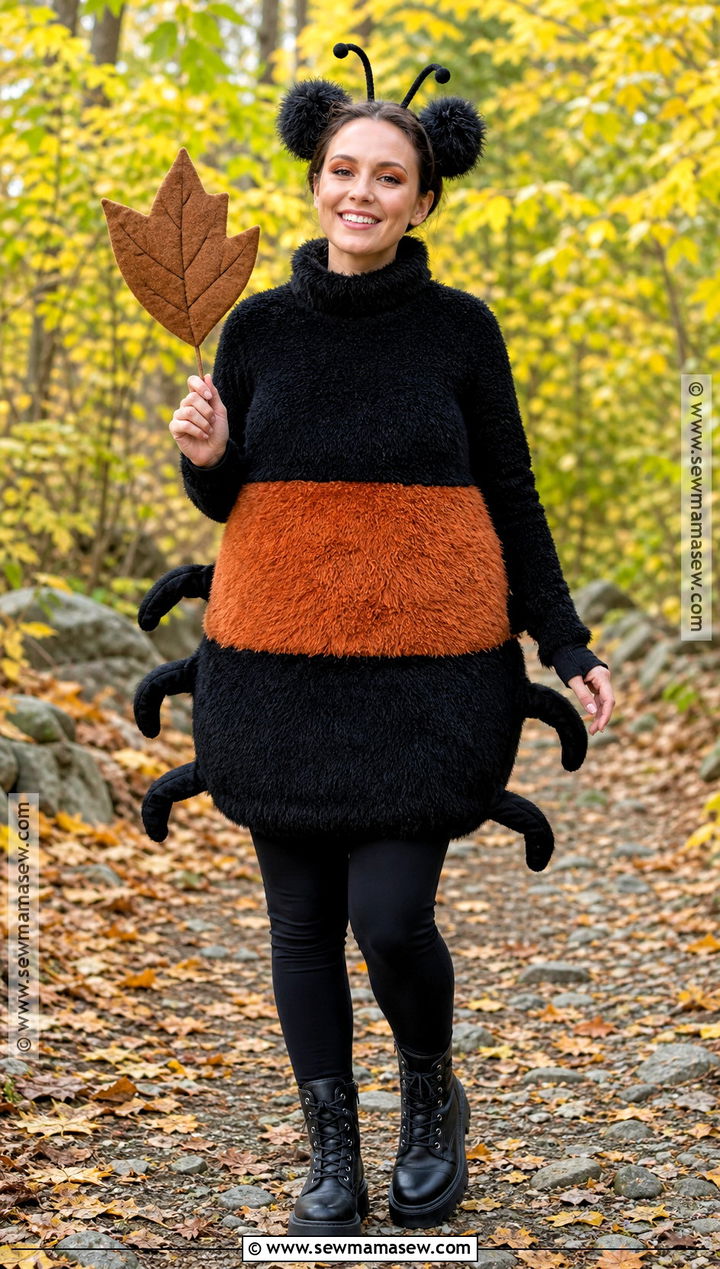 Woolly Bear Caterpillar Costume - 35 bug costume ideas