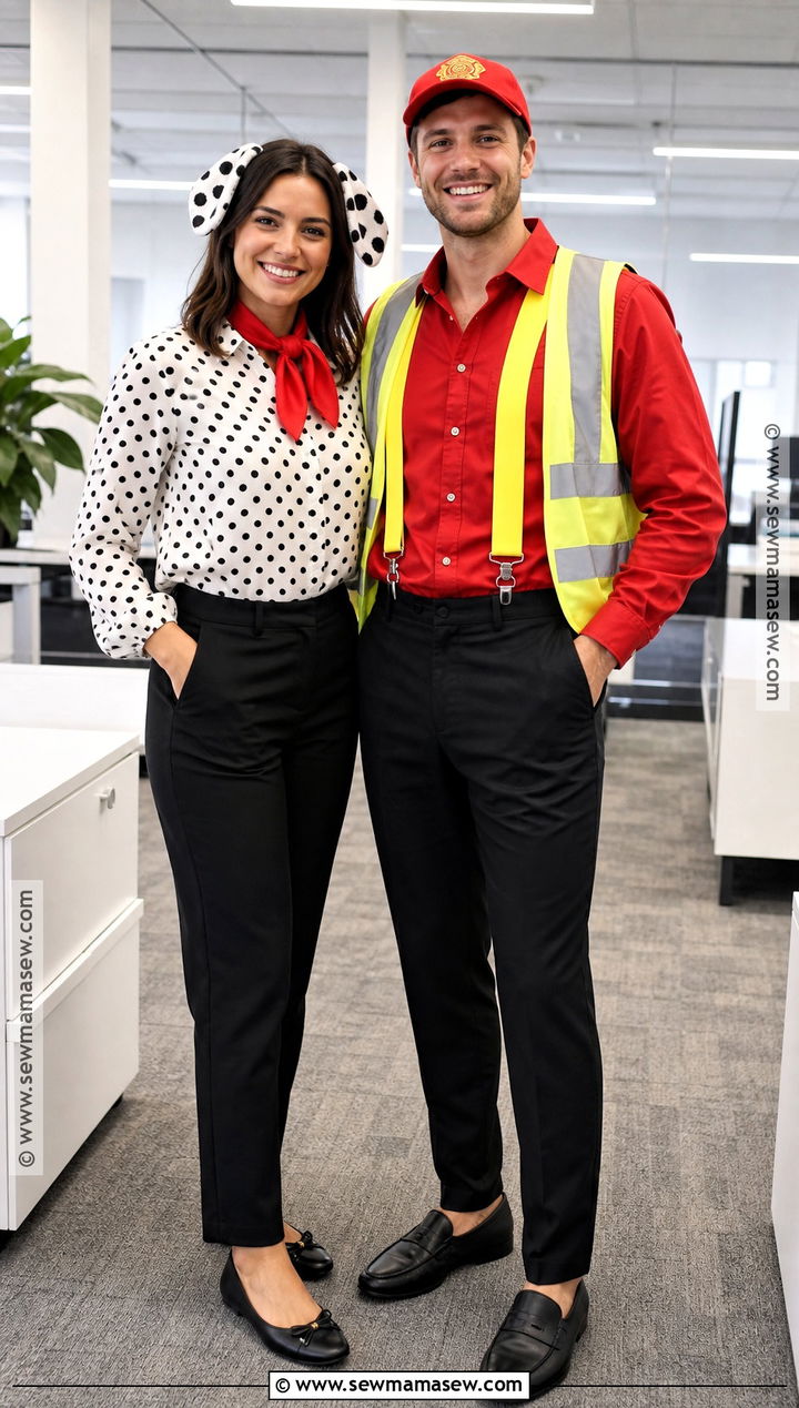 Work Friendly Dalmatian And Firefighter Costume - 35 dalmatian and firefighter costume ideas