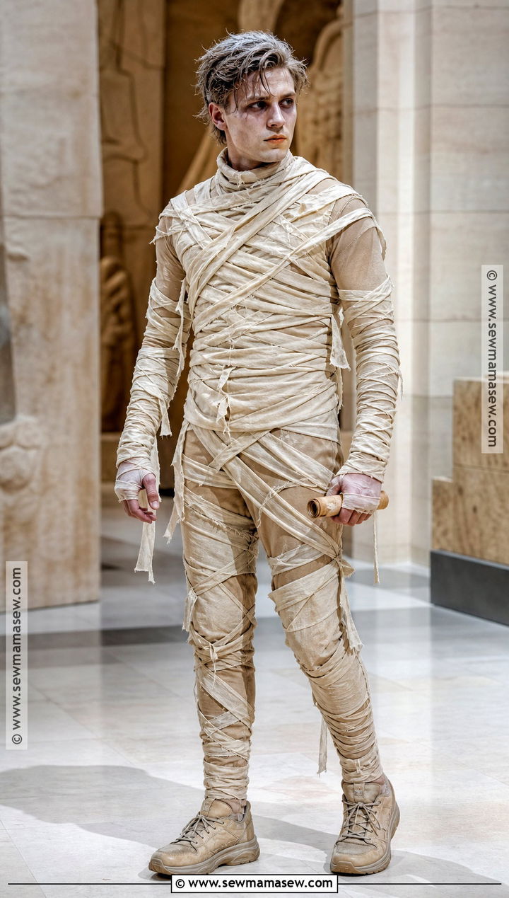 Wrapped Mummy Costume - 35 Halloween Costume Ideas for Men