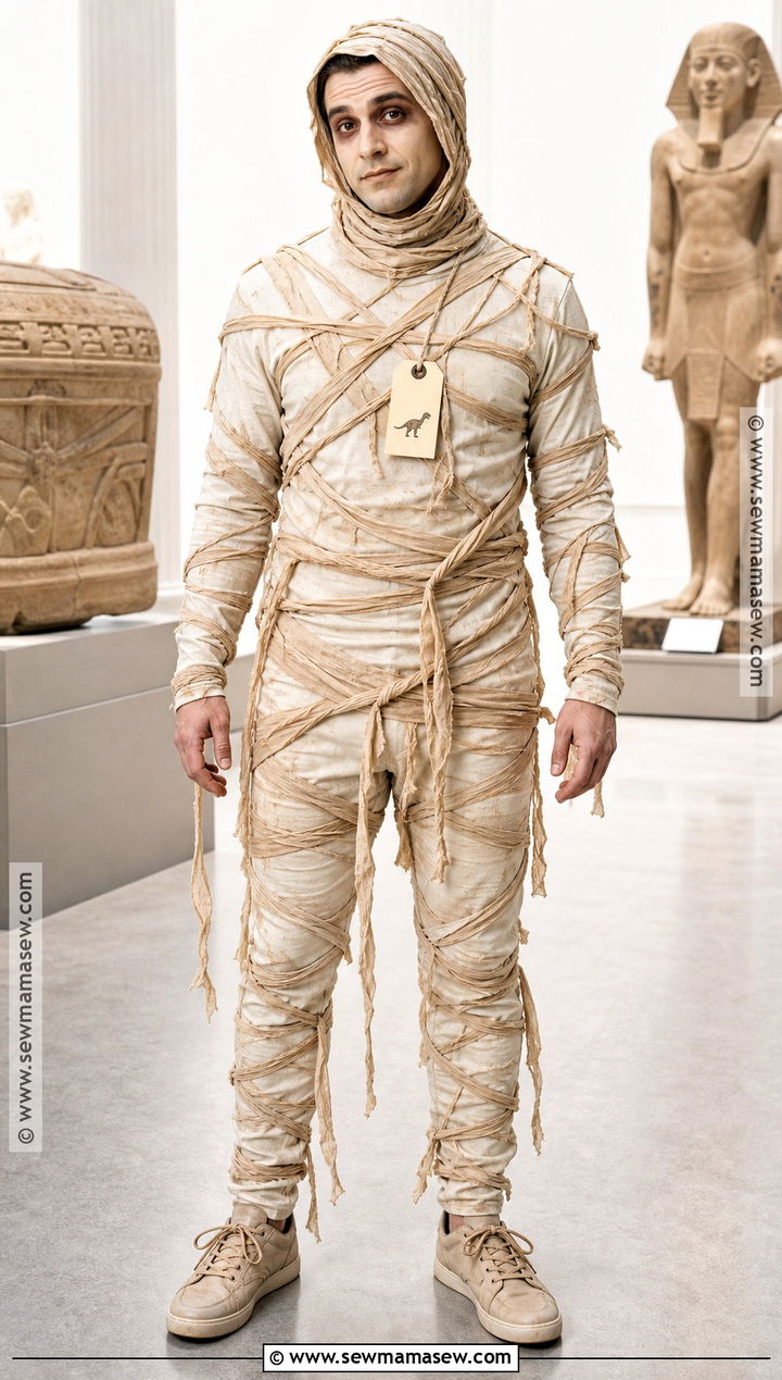 Wrapped Mummy Costume - 35 male costume ideas