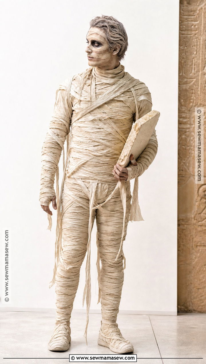 Wrapped Mummy Costume - 45 male halloween costumes