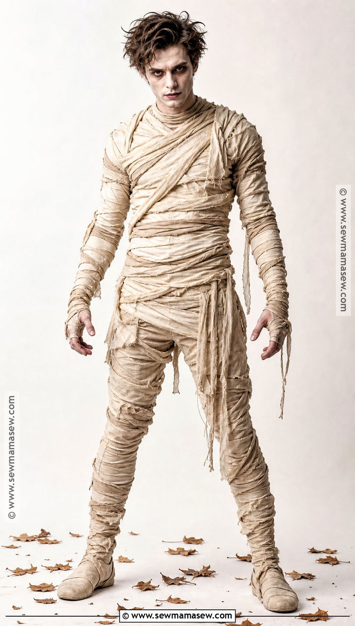 Wrapped Mummy Costume - 50 iconic halloween costumes
