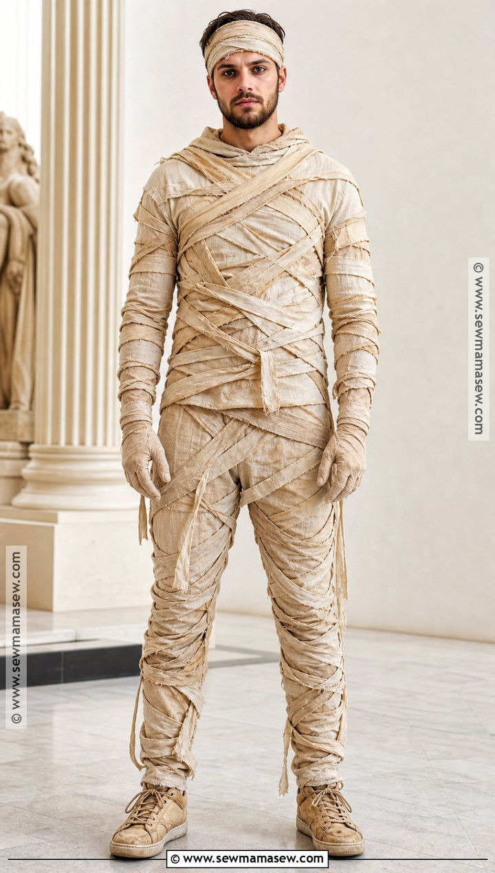 Wrapped Mummy Costume - 35 costume ideas for men