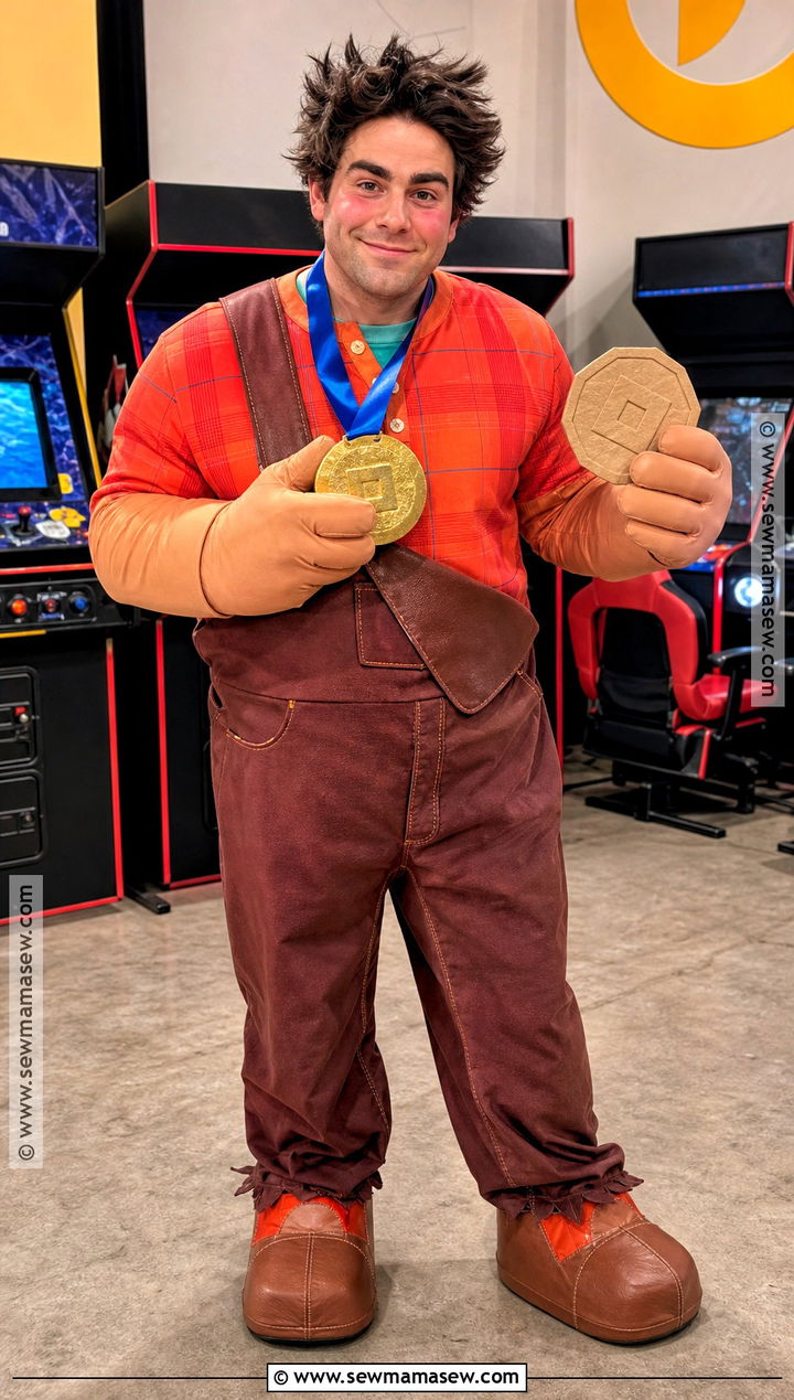 Wreck It Ralph Costume With Brown Overalls - 30 halloween costumes with overalls