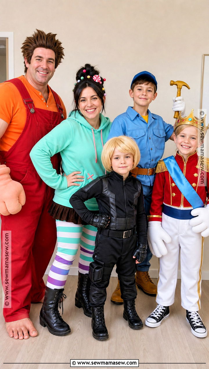 Wreck It Ralph Family Costume - 35 disney family costumes