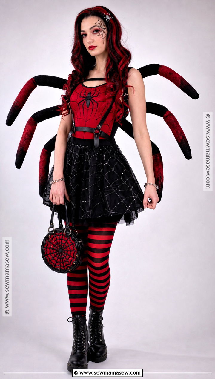 Wydowna Spider Red And Black Costume - 50 monster high halloween costumes