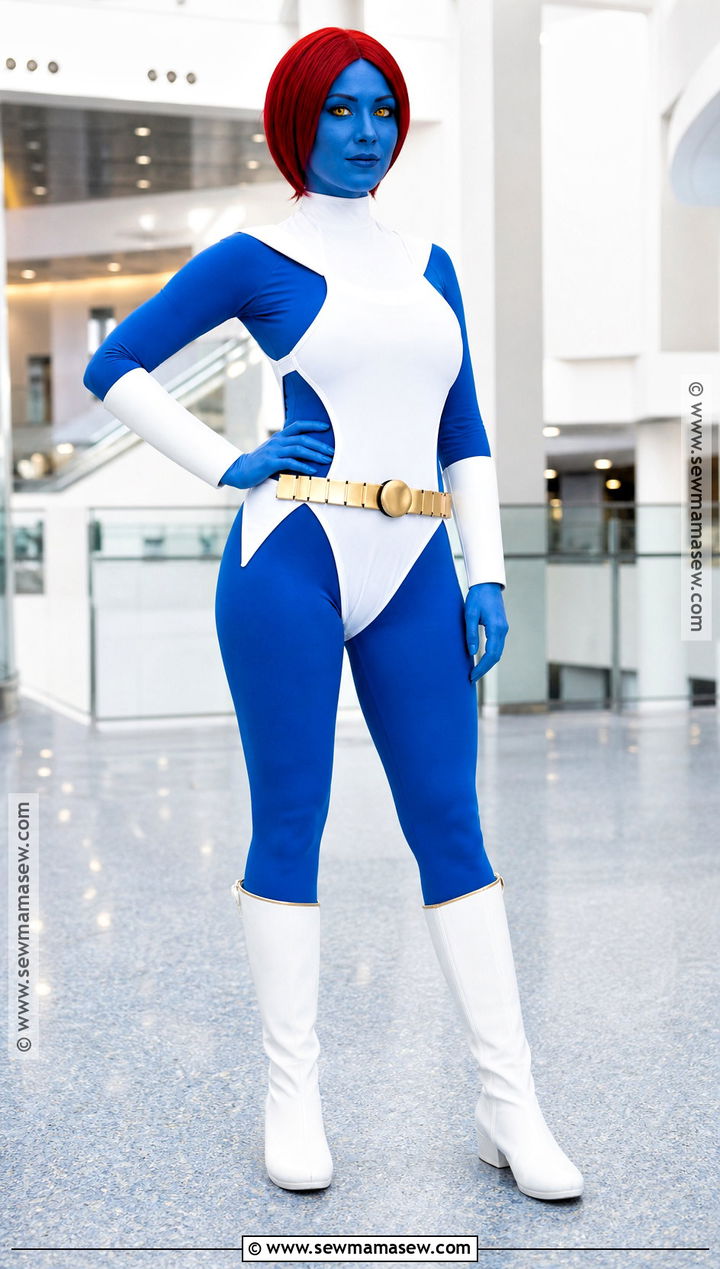X Factor Mystique Costume With White Bodysuit - 35 mystique costume ideas