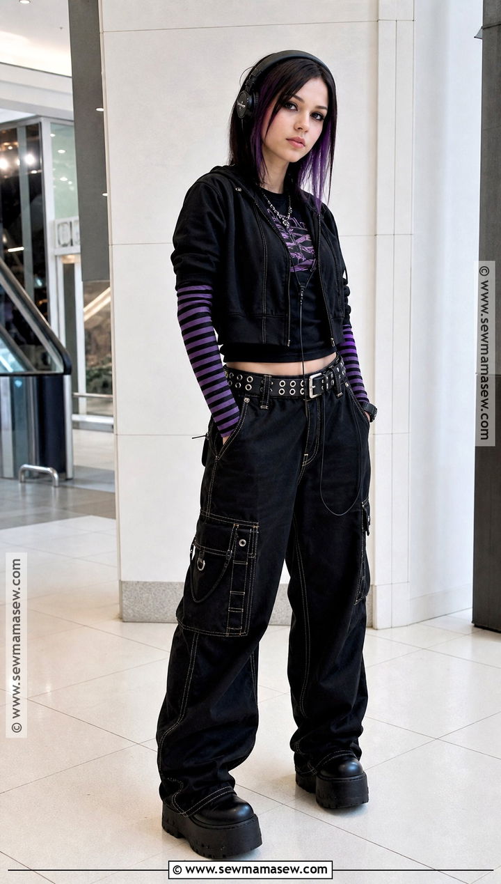 Y2K Mall Goth Costume - 35 y2k costume ideas