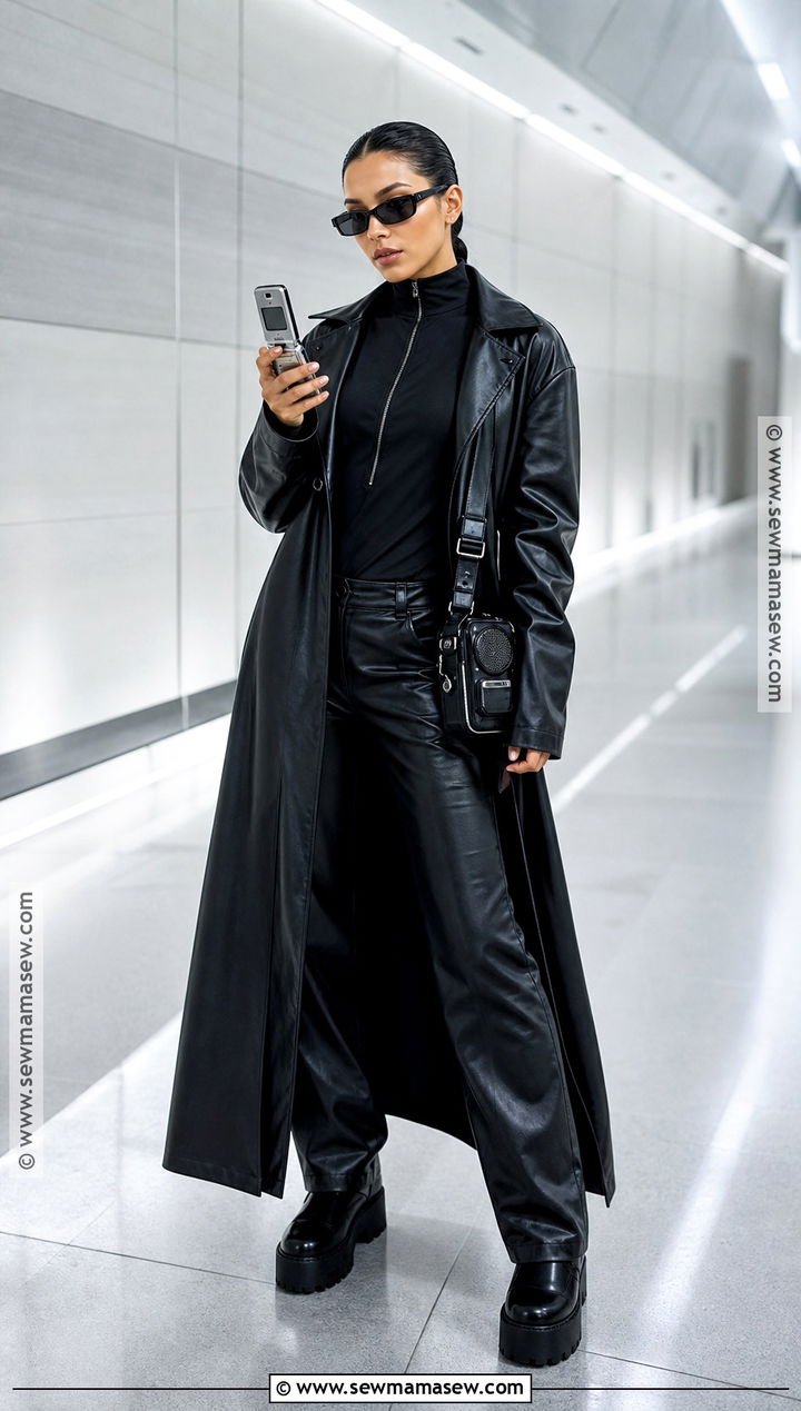 Y2K Matrix Cyber Costume - 35 y2k costume ideas