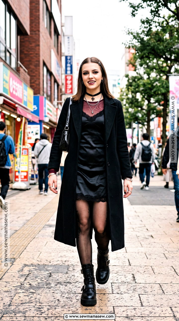 Y2K Vampire Slip Dress - 45 vampire dress ideas