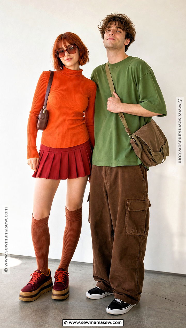 Y2K Velma and Shaggy Costume - 35 velma and shaggy costume ideas