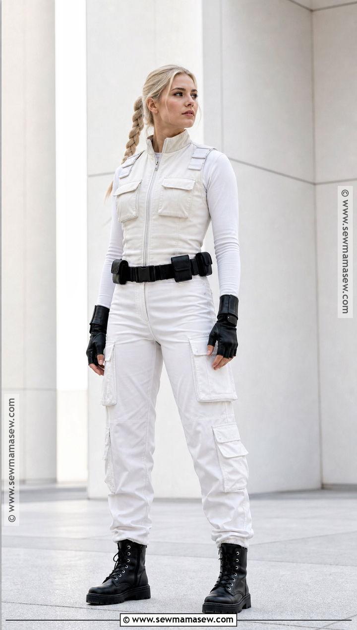 Yelena Belova Costume With White Vest - 35 Super Hero Costumes for Women