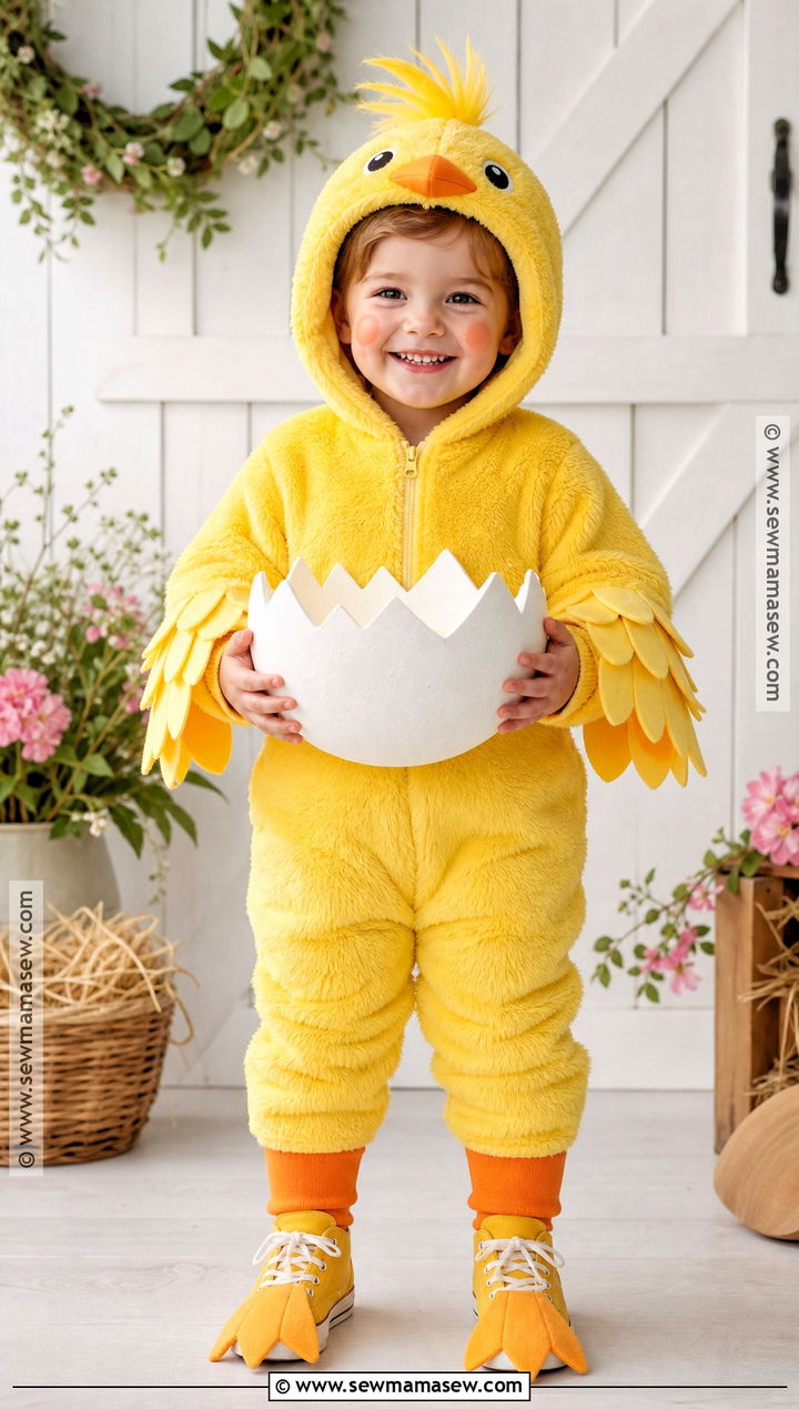 Yellow Baby Chick Costume - 30 farm animal costumes