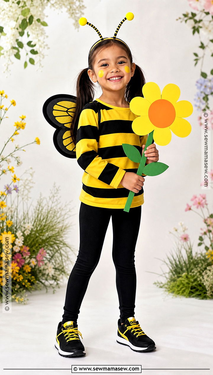 Yellow Bumblebee Costume - 30 easy halloween costumes for kids
