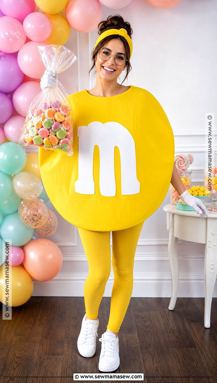 Yellow Candy Character Costume - 30 Yellow Costume Ideas