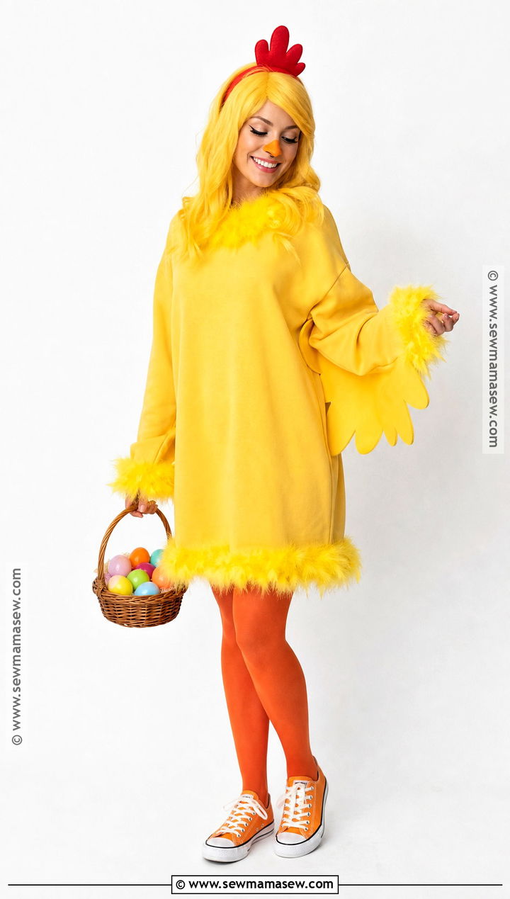 Yellow Chicken Halloween Costume - 40 animal halloween costumes
