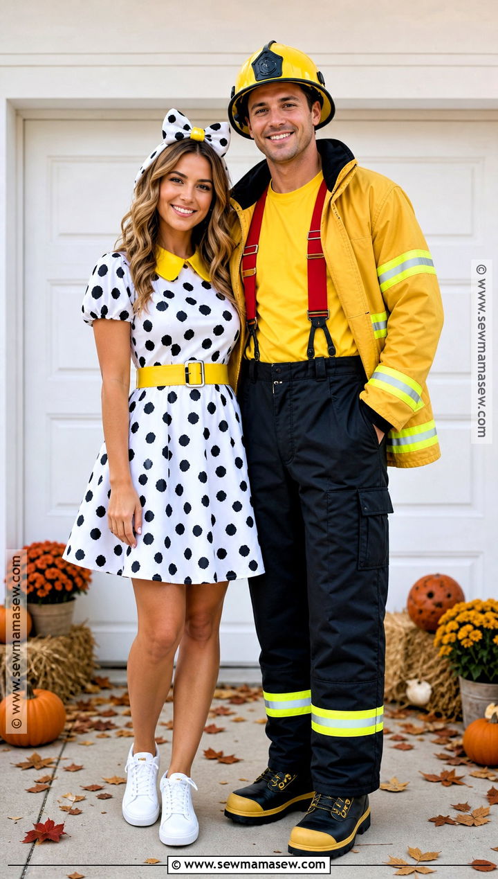 Yellow Dalmatian And Firefighter Costume - 35 dalmatian and firefighter costume ideas