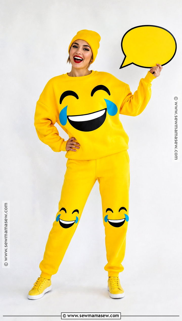 Yellow Emoji Costume - 30 Yellow Costume Ideas
