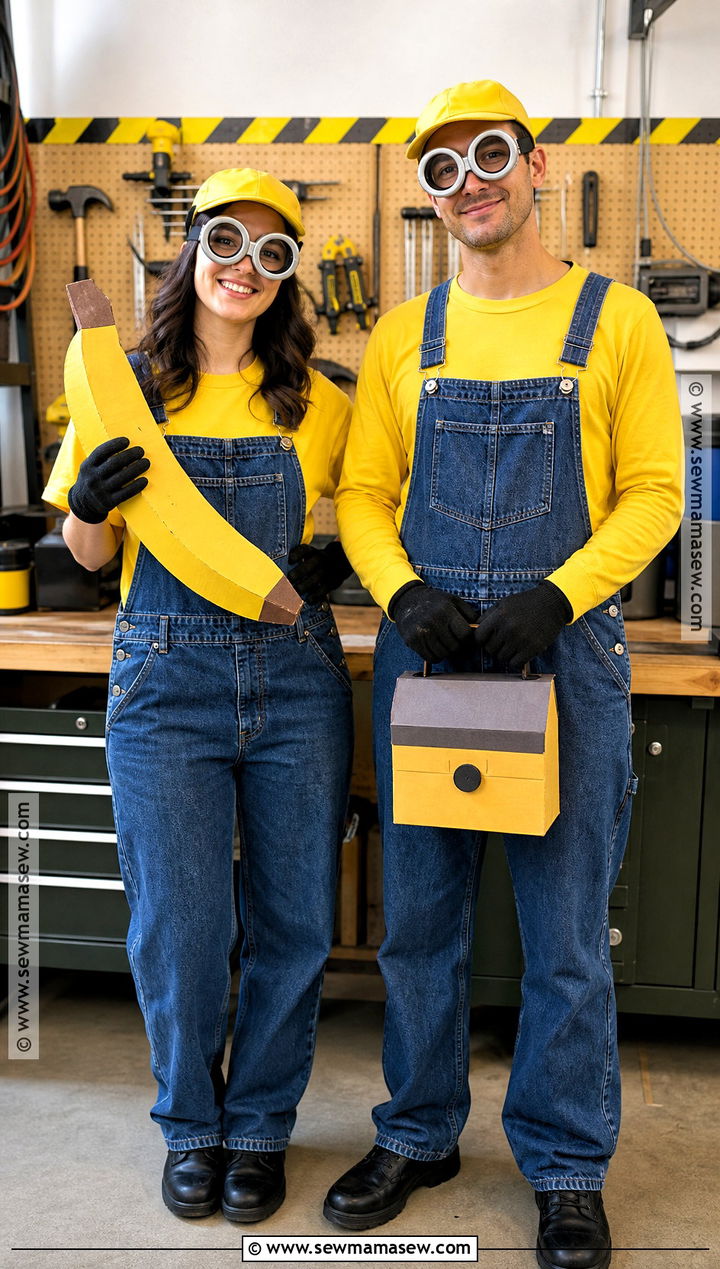 Yellow Helpers Duo Costume - 35 easy duo halloween costumes