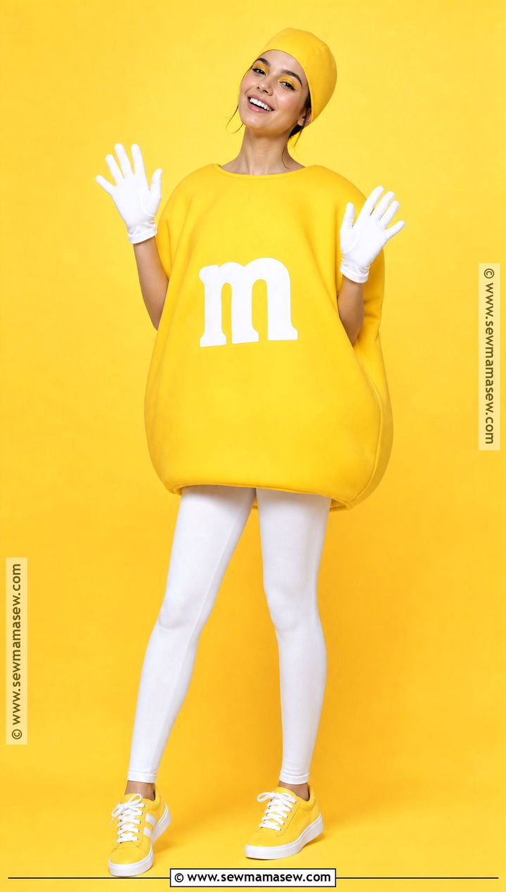 Yellow MandM Costume - 30 Yellow Halloween Costumes