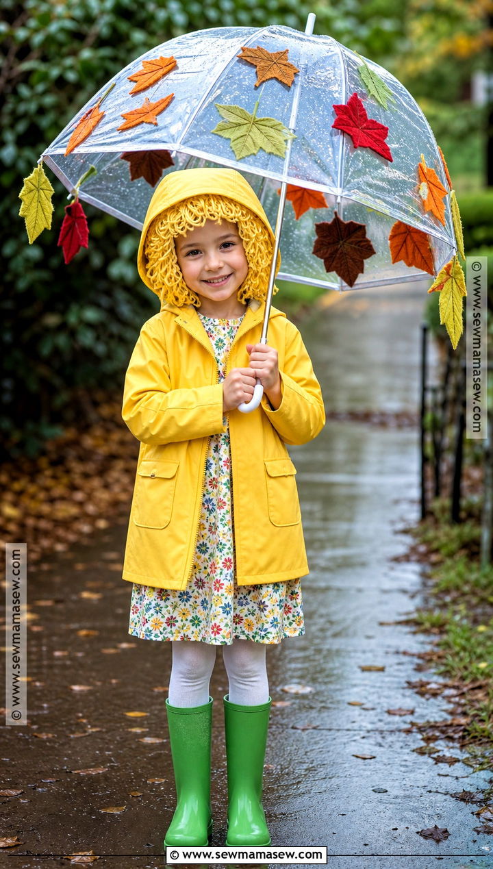 Yellow Raincoat Cabbage Patch Doll Costume - 35 Cabbage Patch Doll Costume Ideas