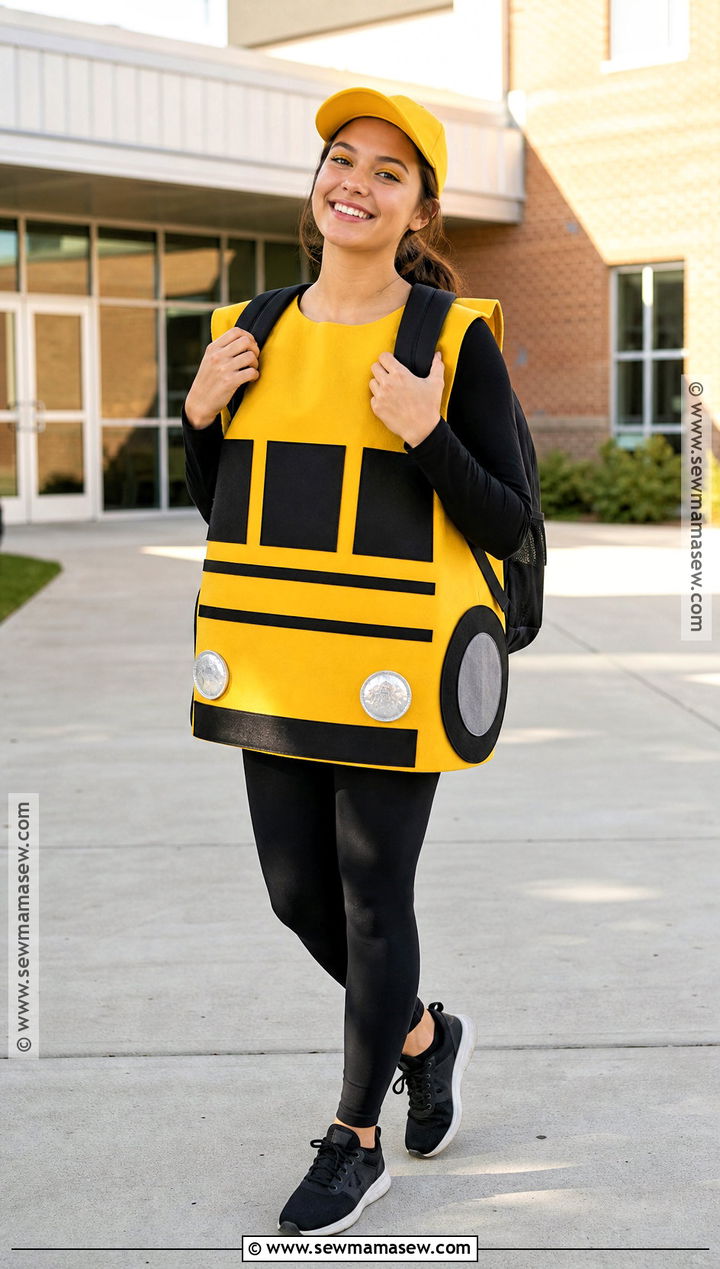Yellow School Bus Costume - 30 Yellow Halloween Costumes