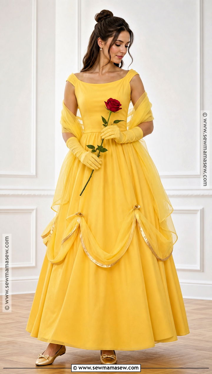 Yellow Skirt Belle Costume - 50 belle costume ideas